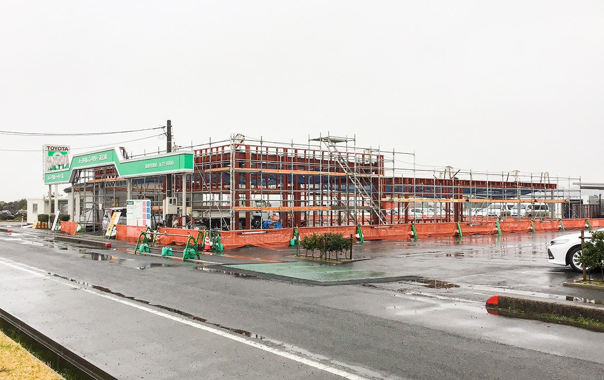 ㈱トヨタレンタリース島根　出雲空港店増築工事