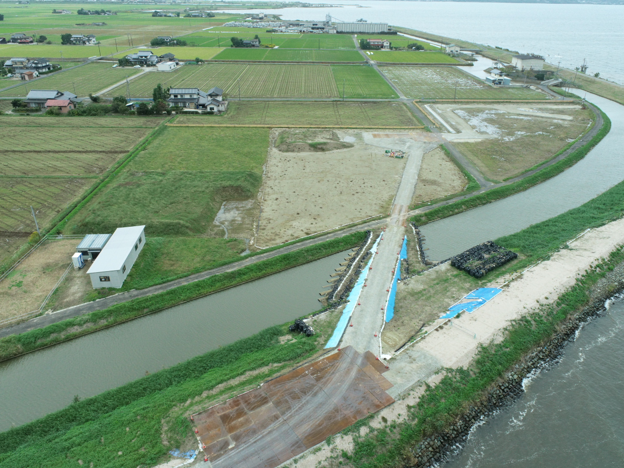 令和6年度 水利施設等保全高度化事業湖岸北地区 排水機場造成工事（その２）