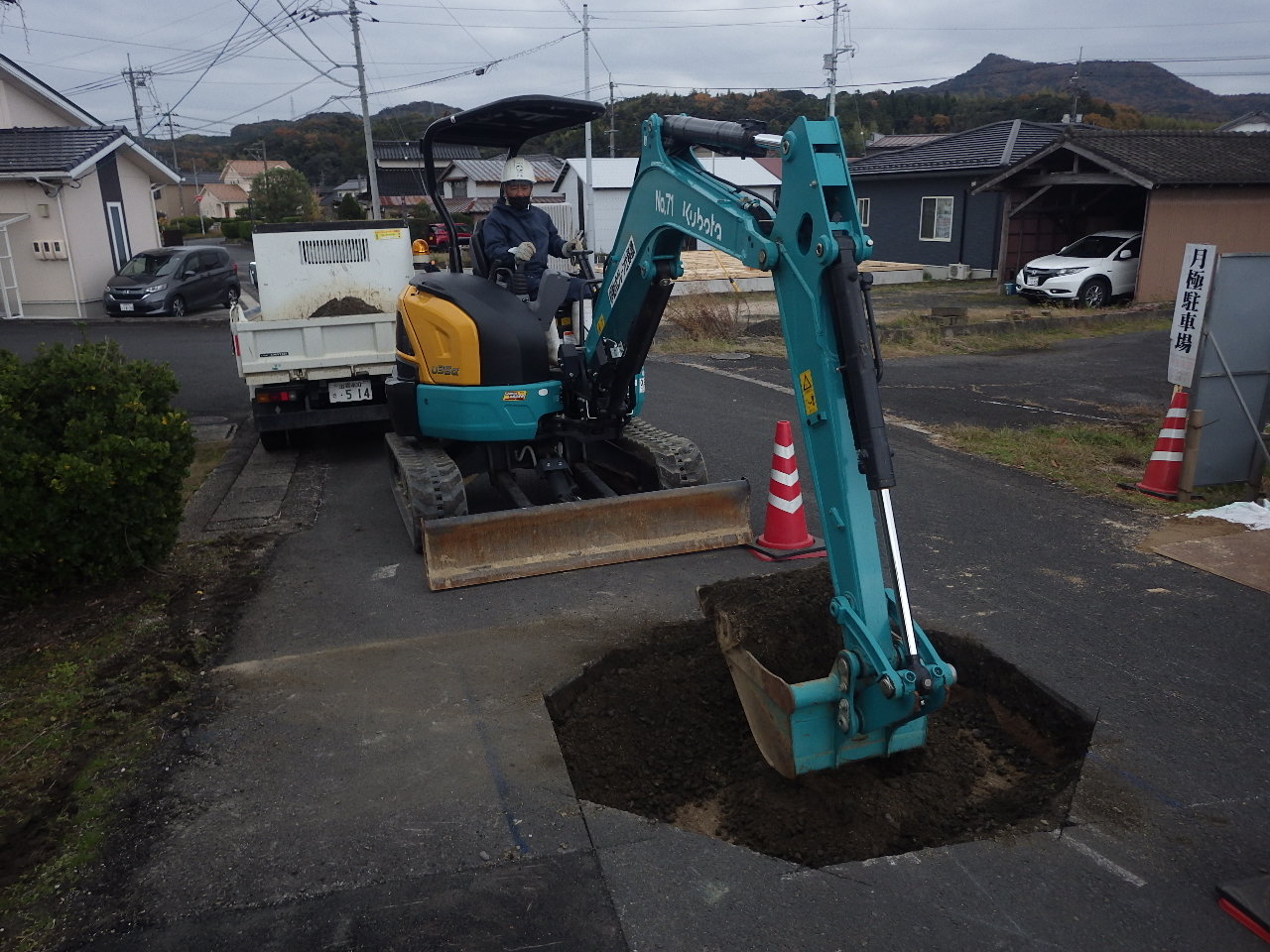 新石川（松原橋付近）排水管河川横断工事