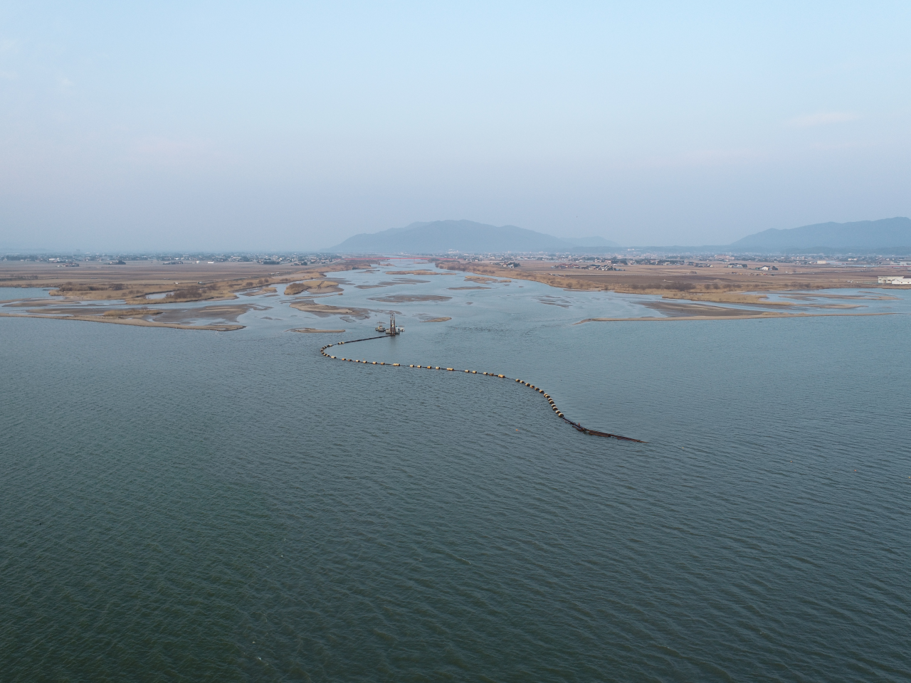 令和3年度斐伊川河口浚渫工事