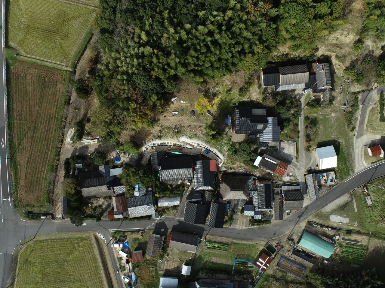 令和3年度地すべり防止事業（多久4ブロック）山腹工事