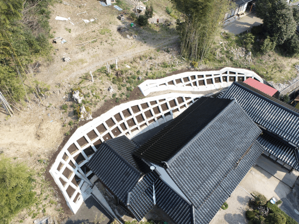 令和3年度地すべり防止事業（多久4ブロック）山腹工事