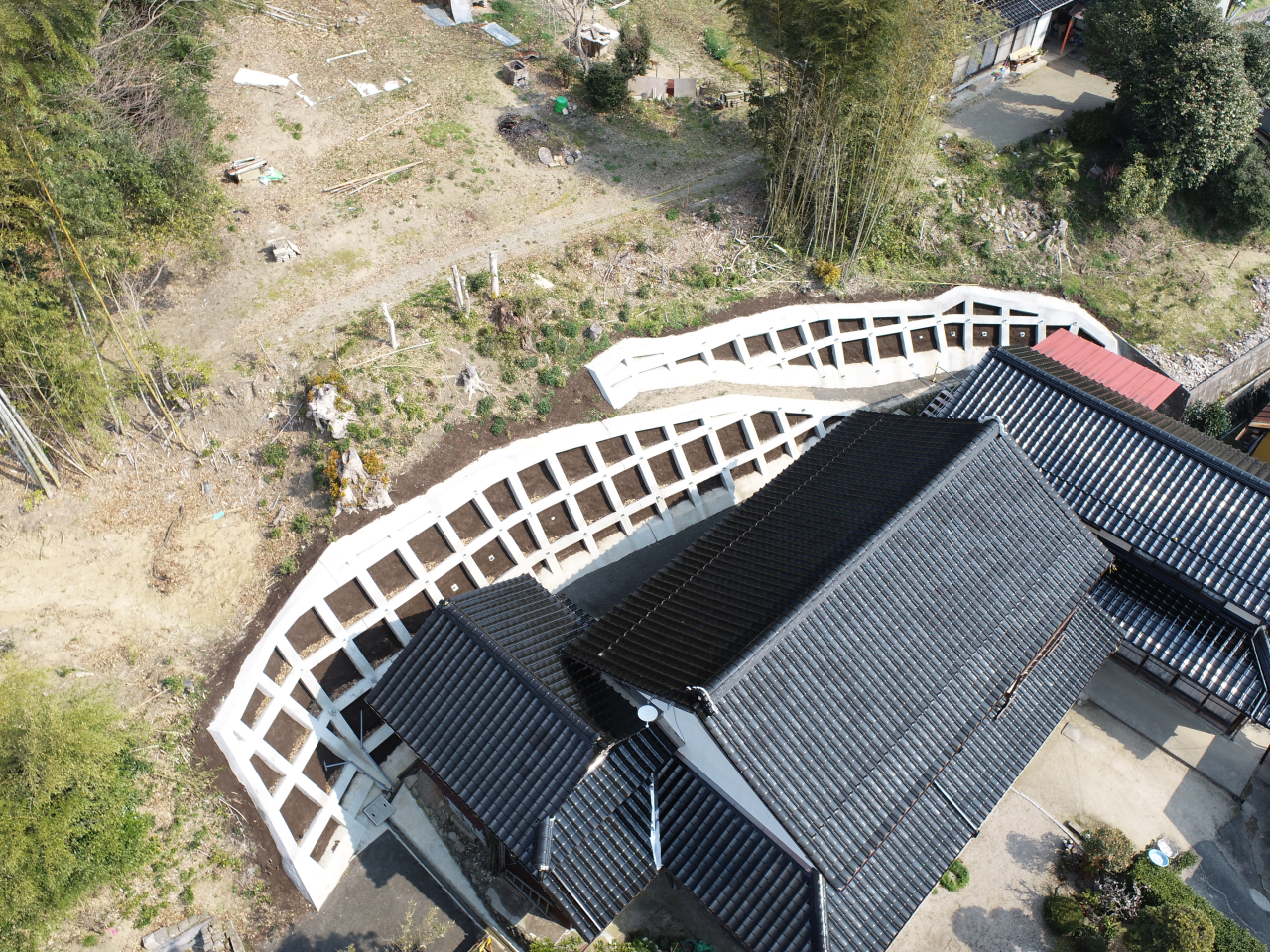 令和3年度地すべり防止事業（多久4ブロック）山腹工事