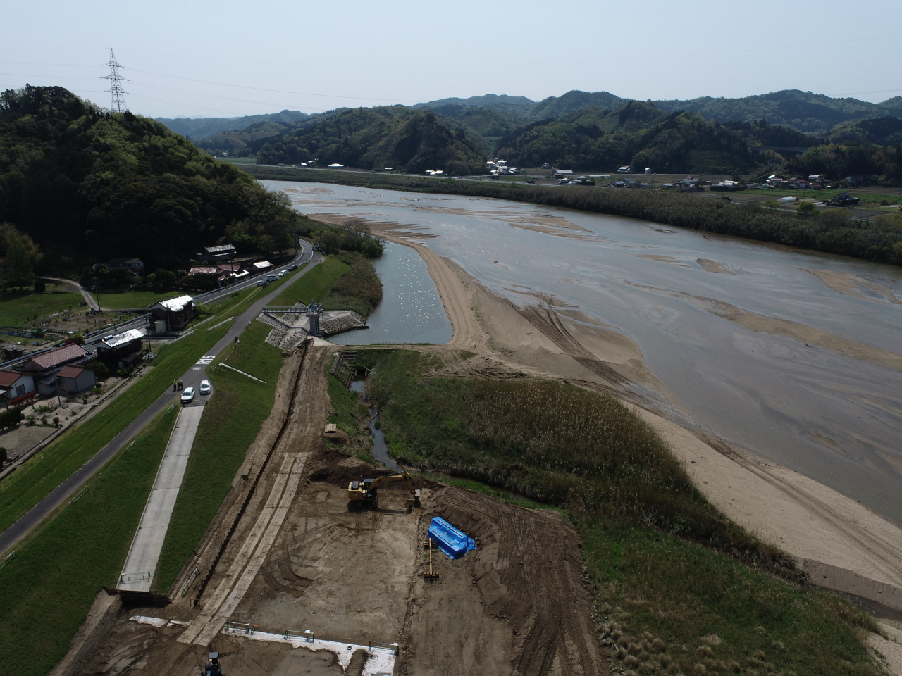 令和3年度斐伊川中出西地区堤防強化外工事