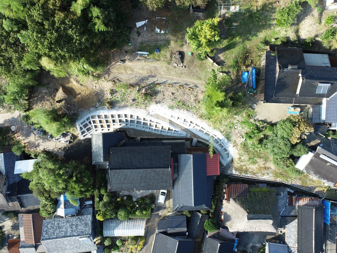 令和3年度地すべり防止事業（多久4ブロック）山腹工事