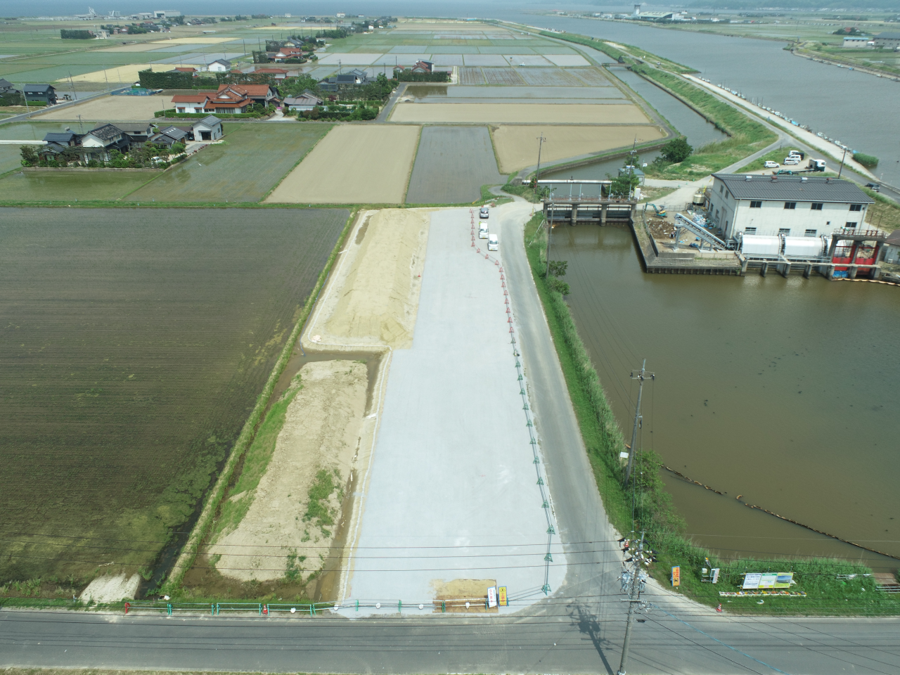 令和5年度 水利施設等保全高度化事業湖岸北地区 排水機場造成工事（その1）