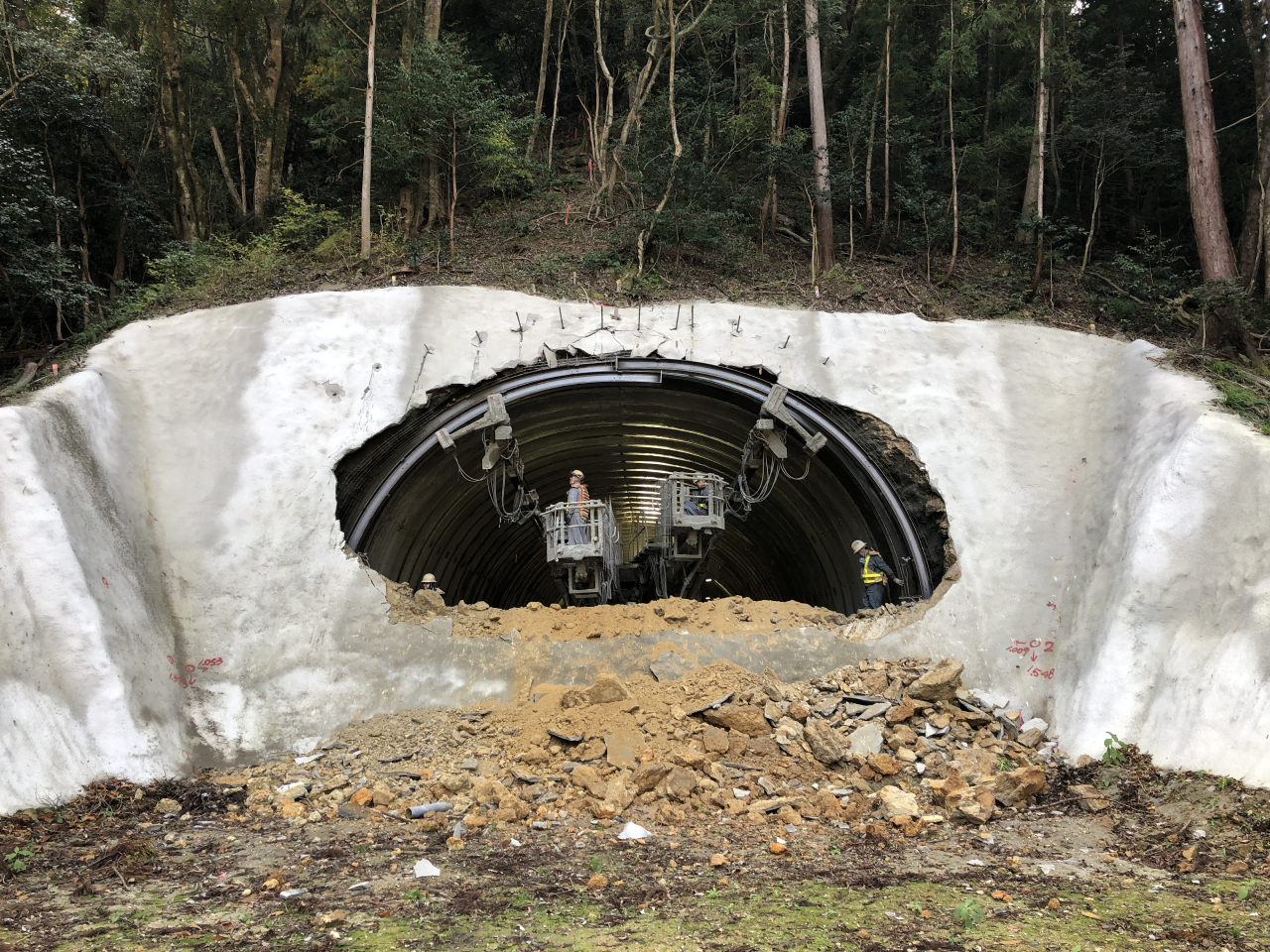 （一）斐川上島線（武部２工区）総合交付金（改築）(仮称）武部トンネル工事