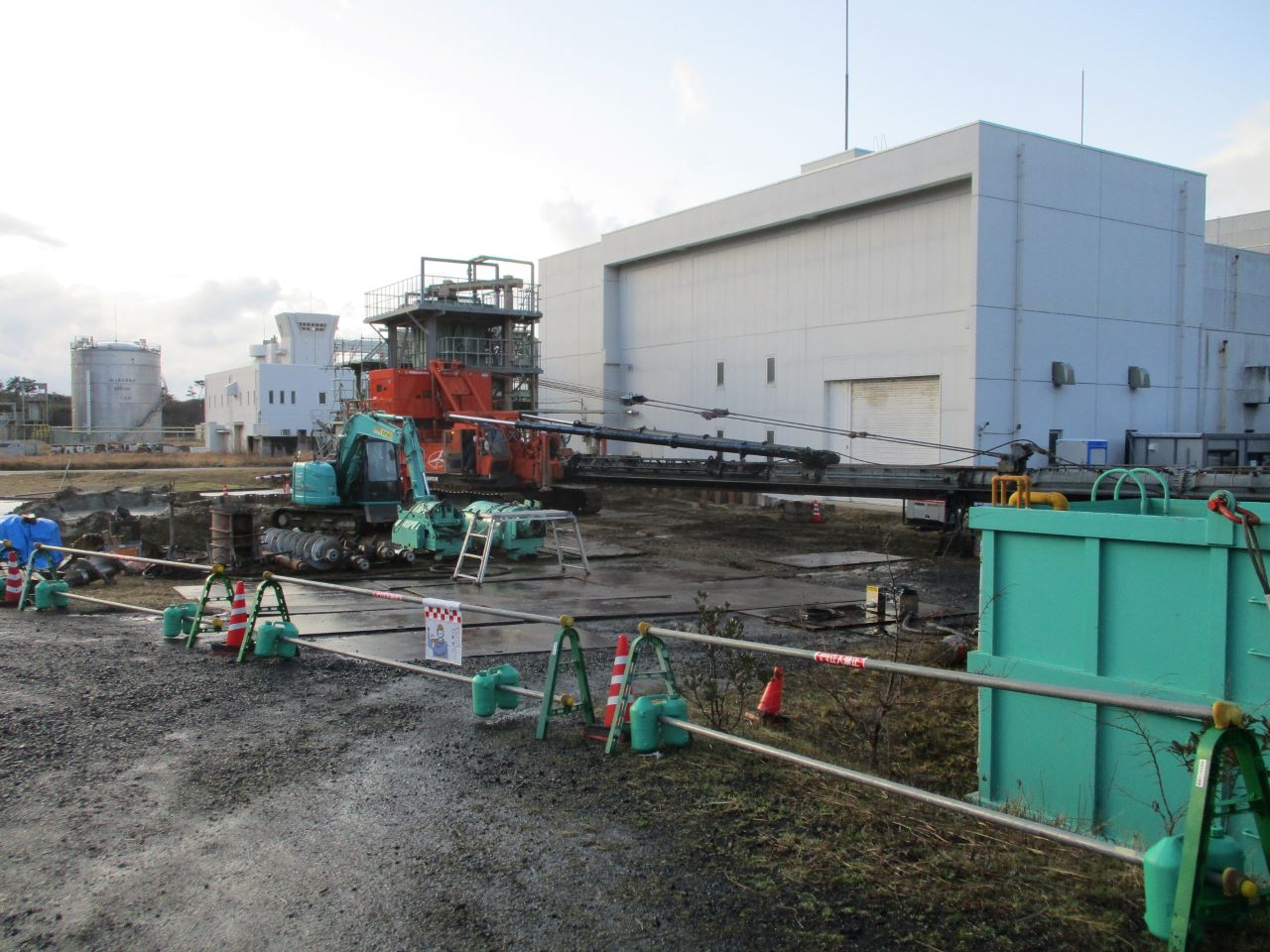 宍道湖西部浄化センター建設工事その23