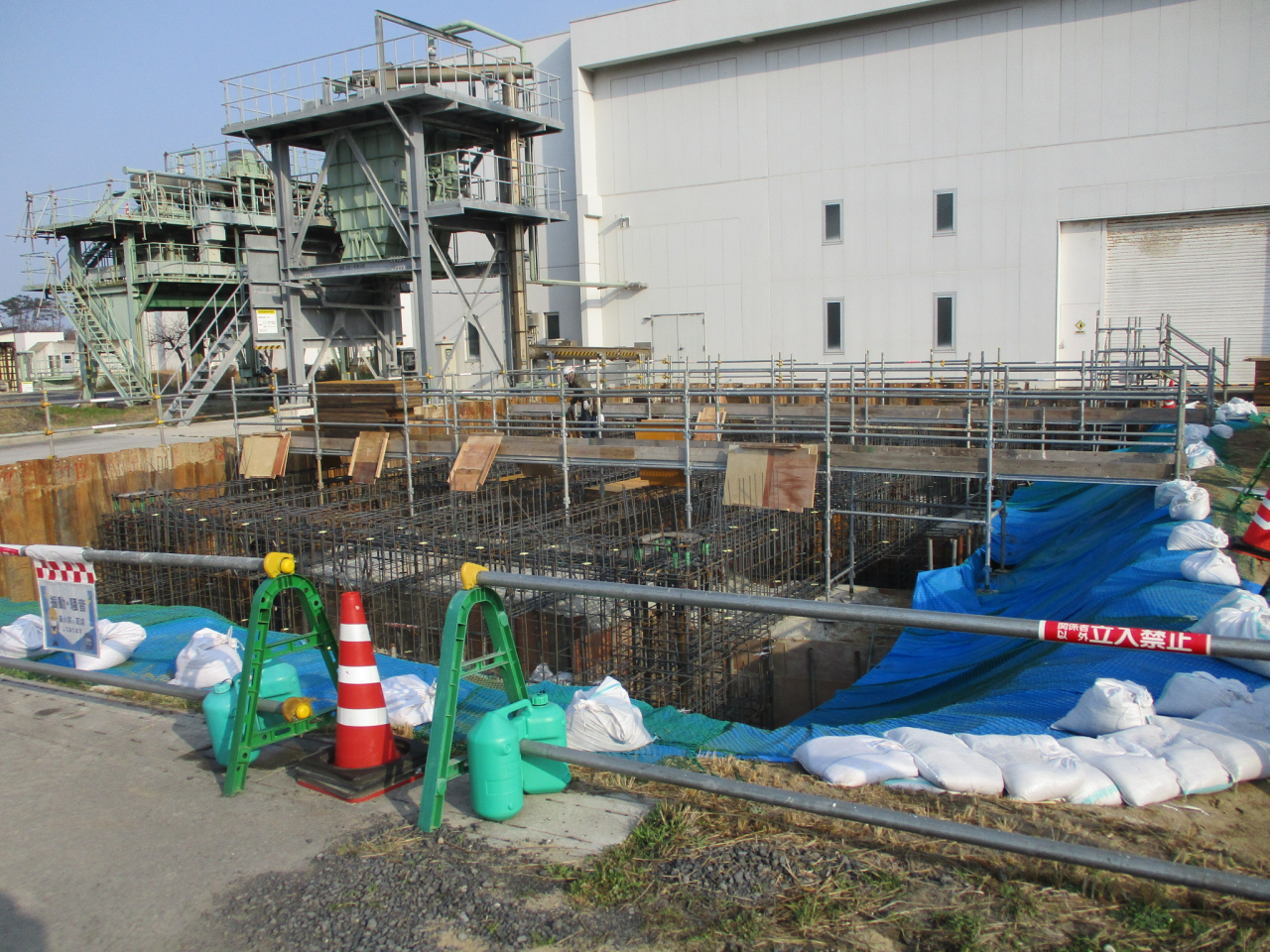 宍道湖西部浄化センター建設工事その23