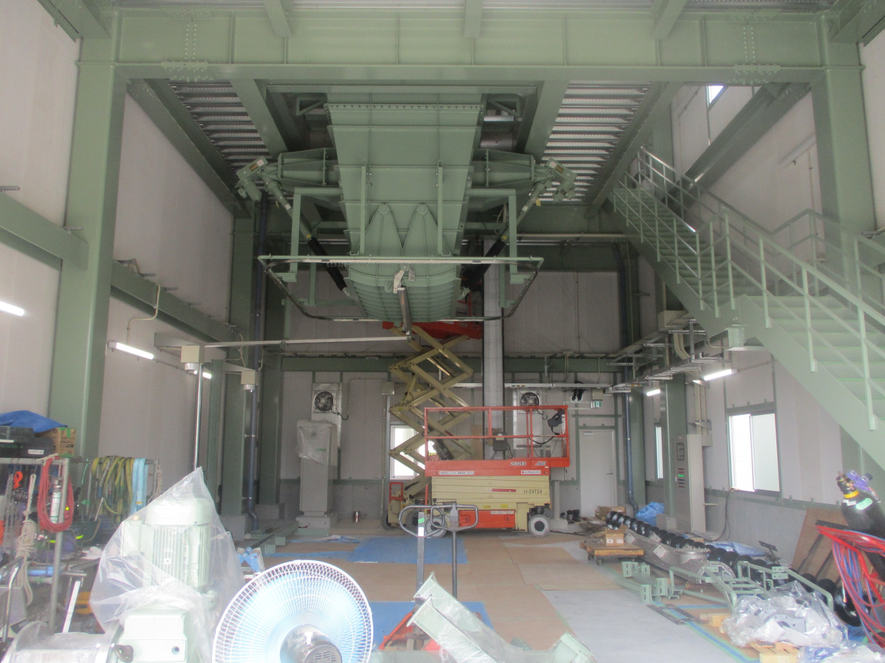 宍道湖西部浄化センター建設工事その23