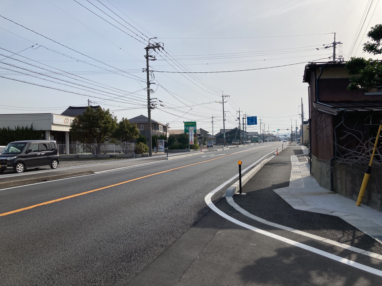 国道９号直江交差点改良工事