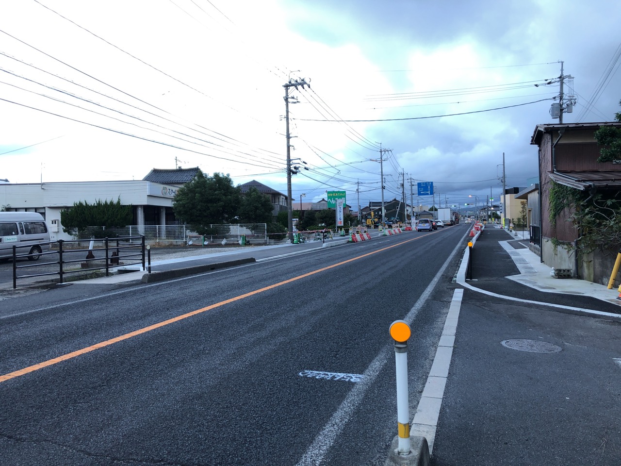 国道９号直江交差点改良工事