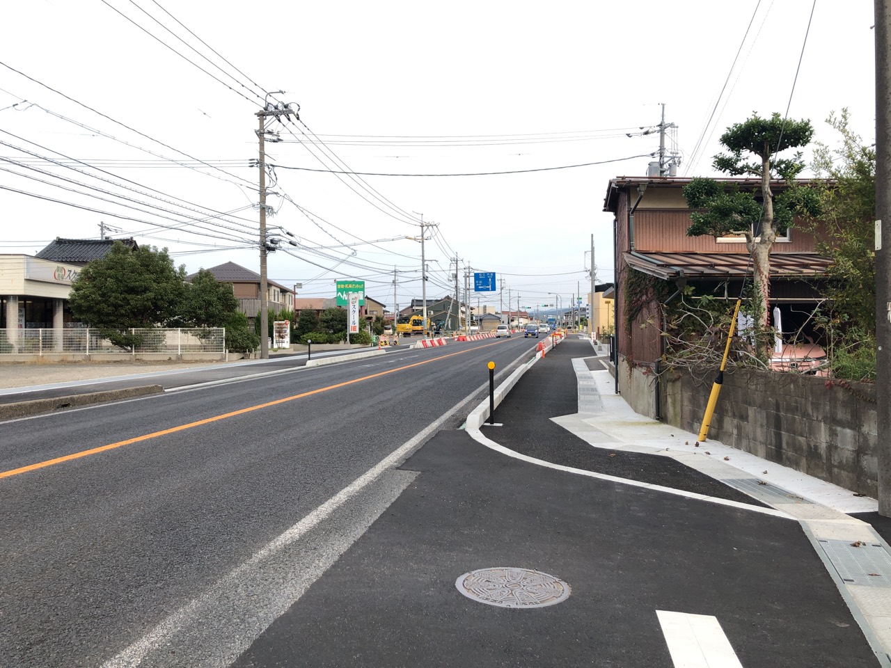 国道９号直江交差点改良工事