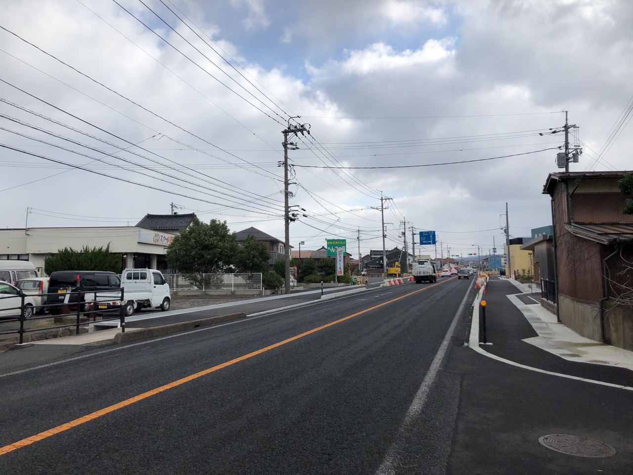 国道９号直江交差点改良工事