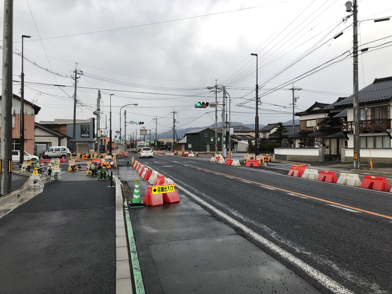 国道９号直江交差点改良工事