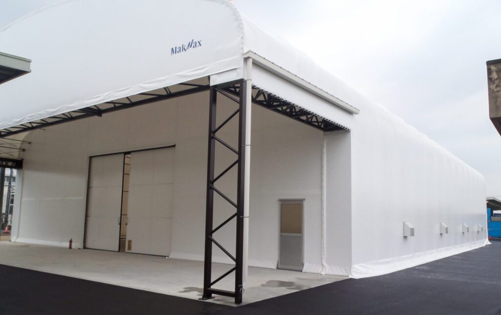 東部配送センターテント倉庫新築工事