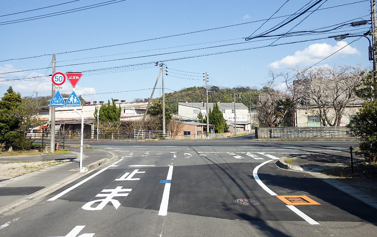 国道５４号配水管推進工事