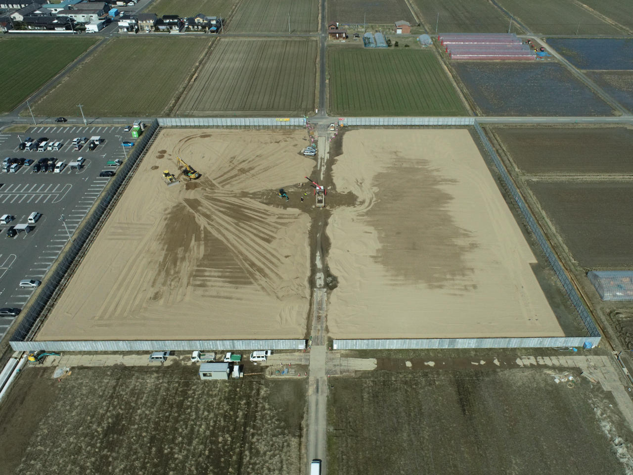 出雲空港周辺家屋移転先に係る第1期造成工事