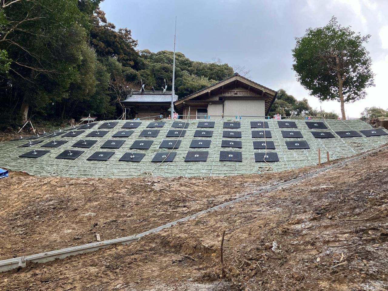 令和6年度　地すべり防止事業（多久1ブロック）山腹工事