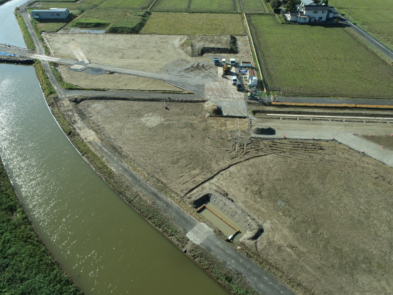 令和6年度 水利施設等保全高度化事業湖岸北地区 排水機場造成工事（その２）