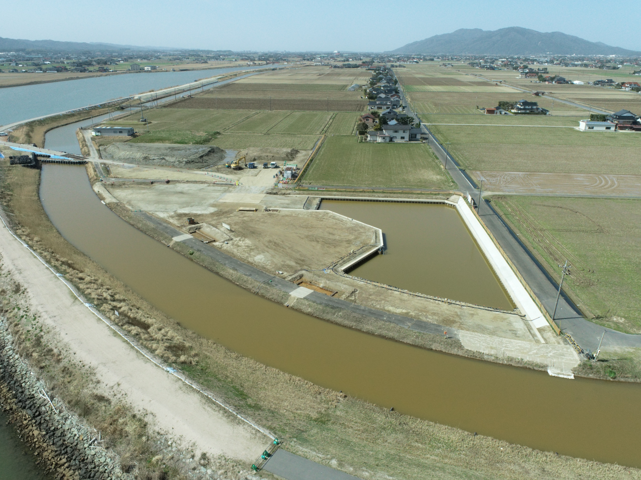 令和6年度 水利施設等保全高度化事業湖岸北地区 排水機場造成工事（その２）