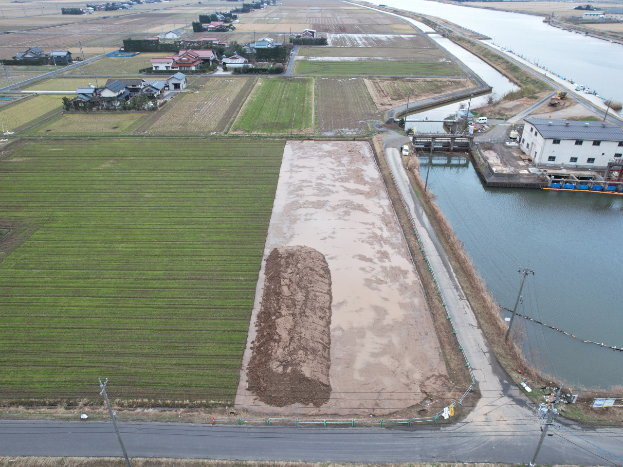令和5年度 水利施設等保全高度化事業湖岸北地区 排水機場造成工事（その1）