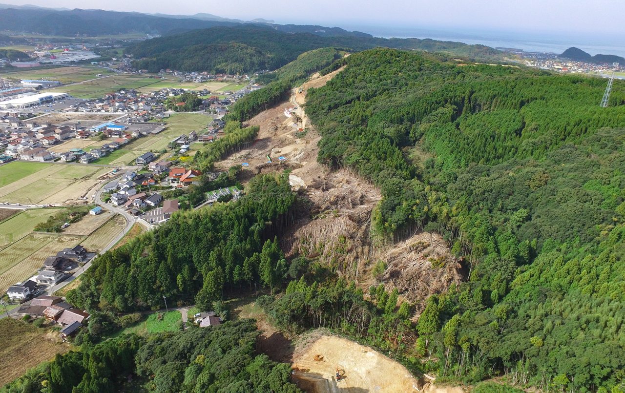 大田静間道路長久地区改良第２工事