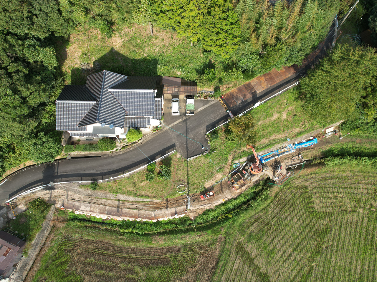 令和5年度 地すべり防止事業（多久地区）外　山腹工事