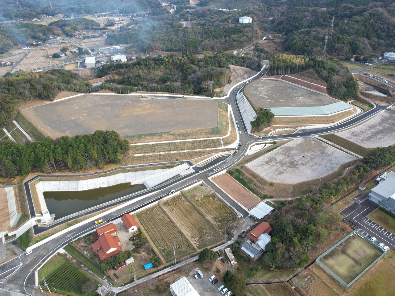 （仮称）出雲市新工業団地（斐川）造成工事