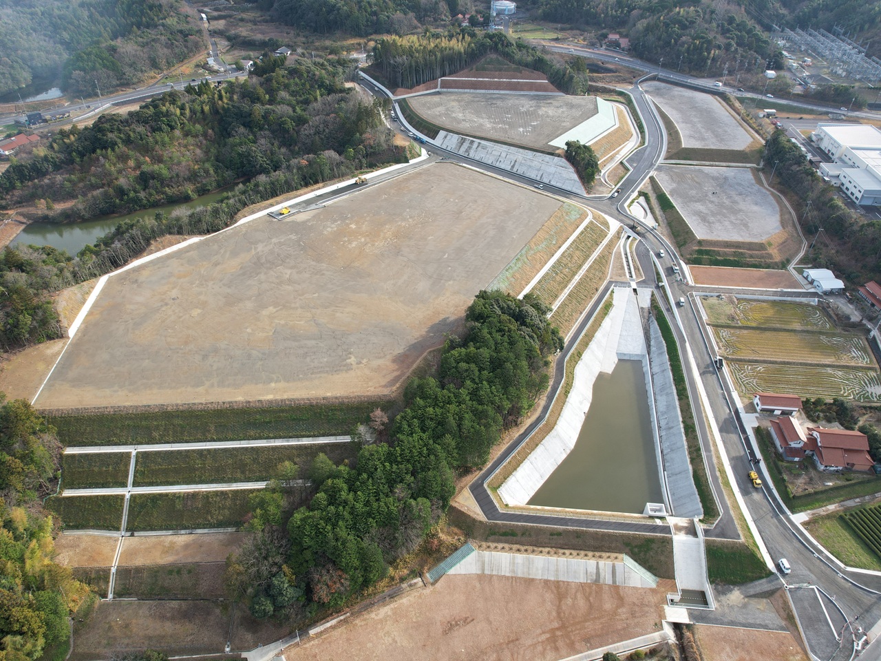 （仮称）出雲市新工業団地（斐川）造成工事