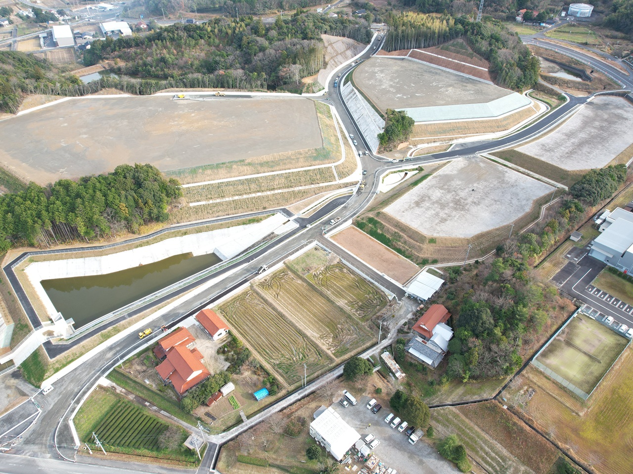 （仮称）出雲市新工業団地（斐川）造成工事