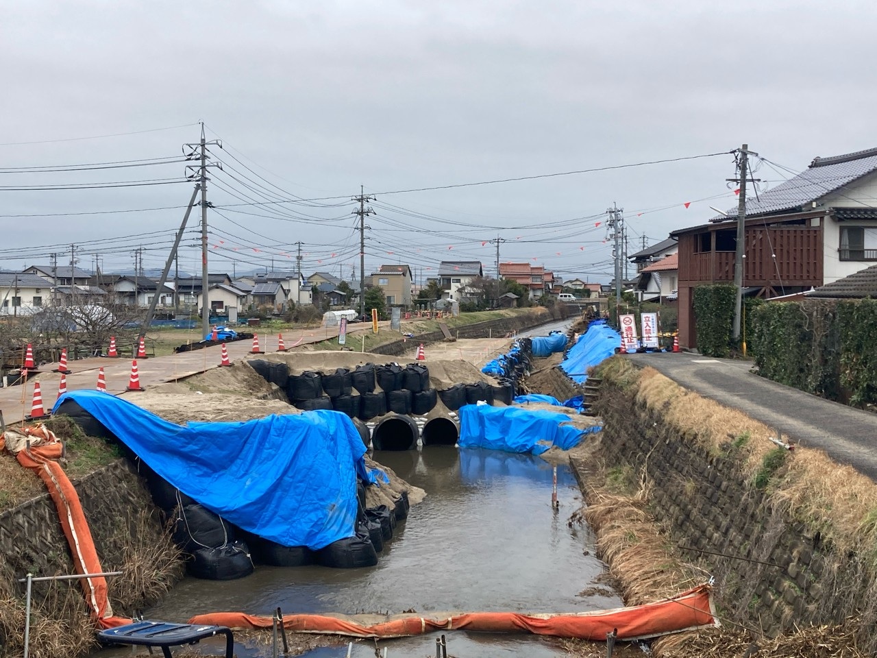 新石川　県単河川維持修繕（災害関係）工事